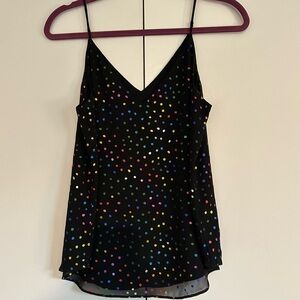 Express Black and Rainbow Tank